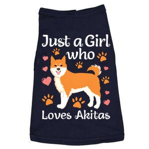 Funny Akita Art For Women Girl American Akita Inu Lover Doggie Tank