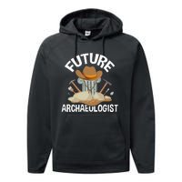 Future Archaeologist Archaeology Archeologist Archeology Performance Fleece Hoodie