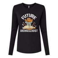 Future Archaeologist Archaeology Archeologist Archeology Womens Cotton Relaxed Long Sleeve T-Shirt