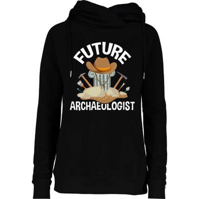 Future Archaeologist Archaeology Archeologist Archeology Womens Funnel Neck Pullover Hood