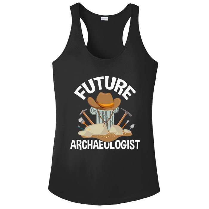 Future Archaeologist Archaeology Archeologist Archeology Ladies PosiCharge Competitor Racerback Tank