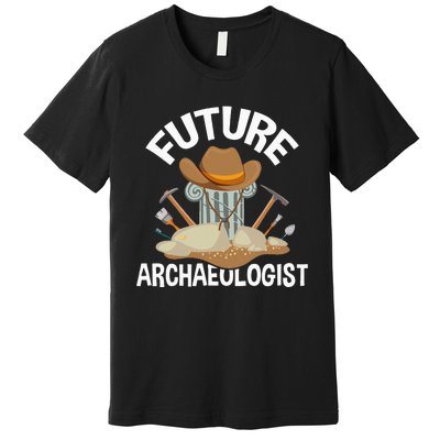 Future Archaeologist Archaeology Archeologist Archeology Premium T-Shirt