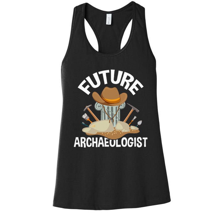 Future Archaeologist Archaeology Archeologist Archeology Women's Racerback Tank