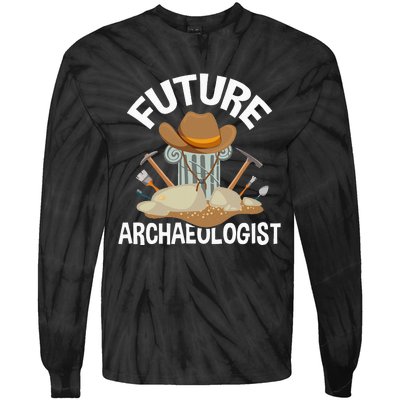 Future Archaeologist Archaeology Archeologist Archeology Tie-Dye Long Sleeve Shirt