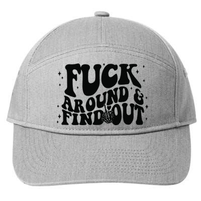 Fuck Around And Find Out 7-Panel Snapback Hat