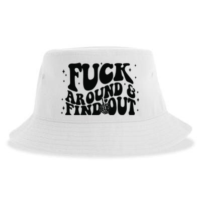 Fuck Around And Find Out Sustainable Bucket Hat