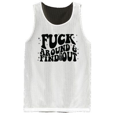 Fuck Around And Find Out Mesh Reversible Basketball Jersey Tank