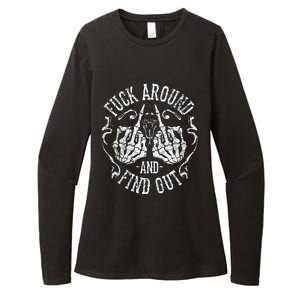 Fuck Around And Find Out Womens CVC Long Sleeve Shirt