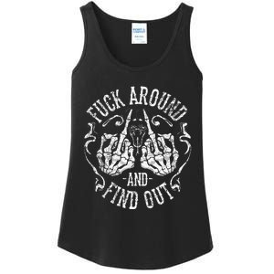 Fuck Around And Find Out Ladies Essential Tank