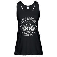 Fuck Around And Find Out Ladies Essential Flowy Tank