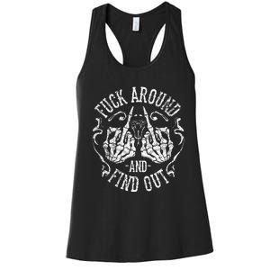 Fuck Around And Find Out Women's Racerback Tank