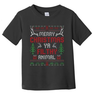 Funny Alone At Home Movies Merry Christmas You Filty Animal Toddler T-Shirt