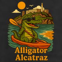 Funny Alligator Alcatraz Cool Comfort Performance Bucket Hat