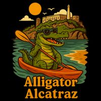 Funny Alligator Alcatraz Impact Tech Backpack