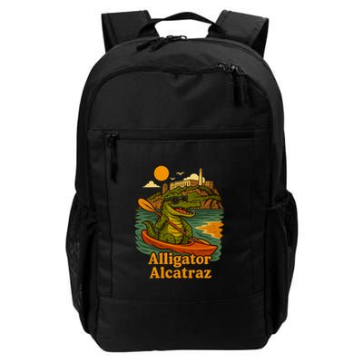 Funny Alligator Alcatraz Backpack