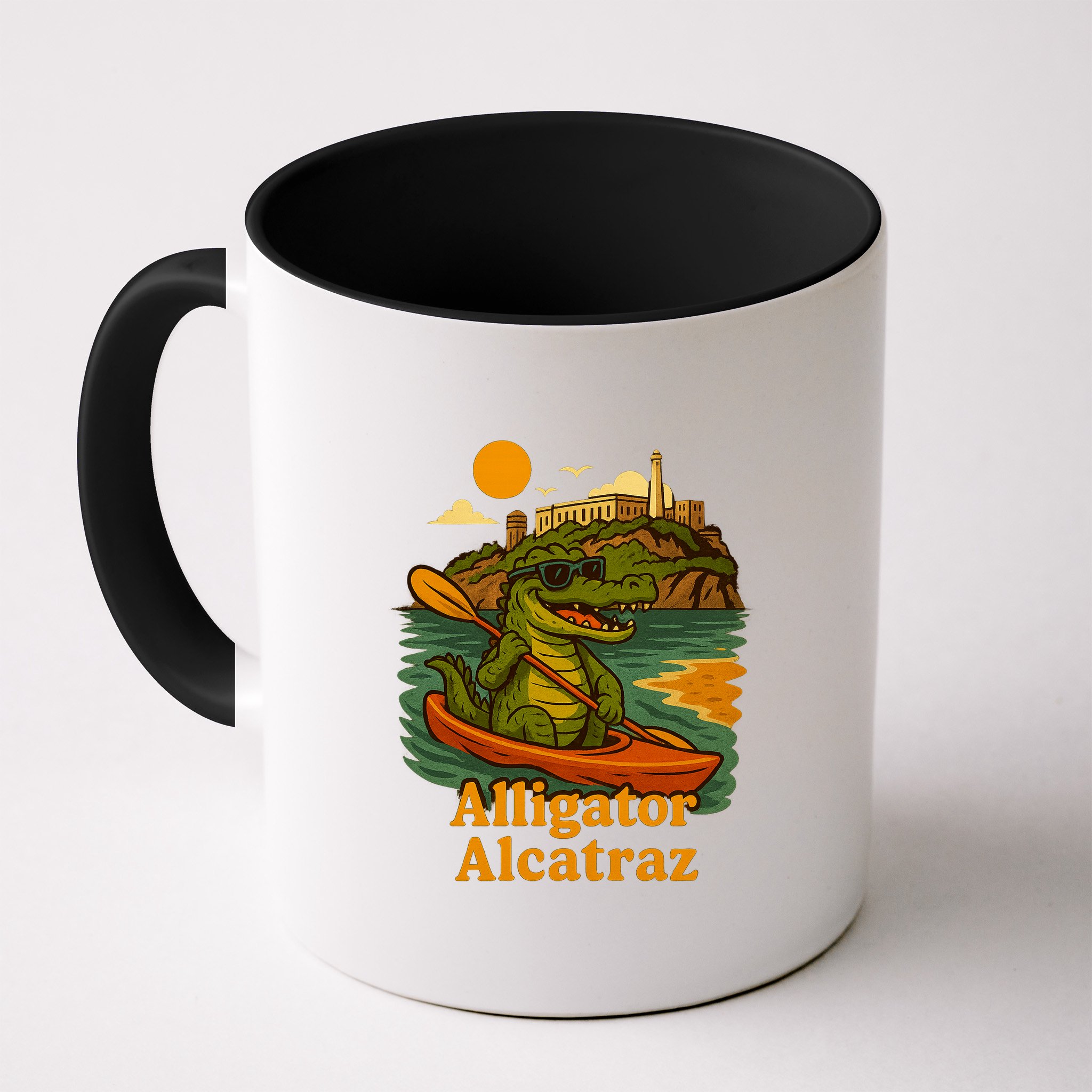 Funny Alligator Alcatraz Mug