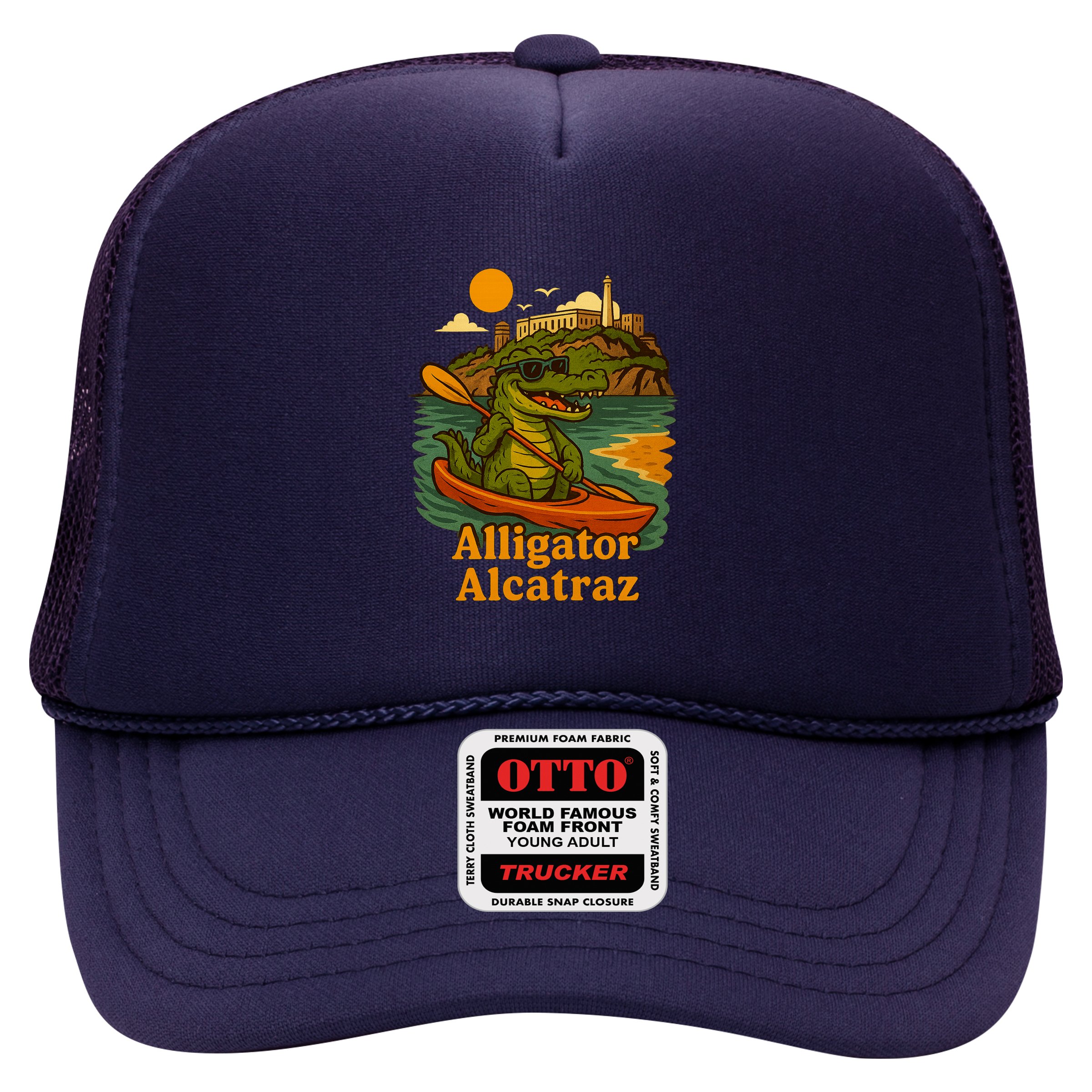 Funny Alligator Alcatraz Hat