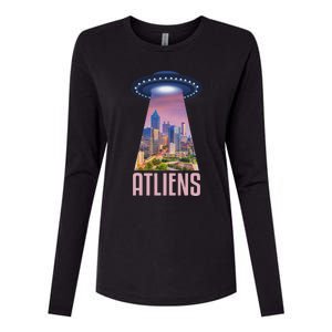 Funny Atliens Atlanta Al Novelty Womens Cotton Relaxed Long Sleeve T-Shirt