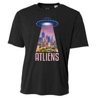 Funny Atliens Atlanta Al Novelty Cooling Performance Crew T-Shirt