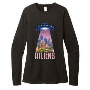 Funny Atliens Atlanta Al Novelty Womens CVC Long Sleeve Shirt