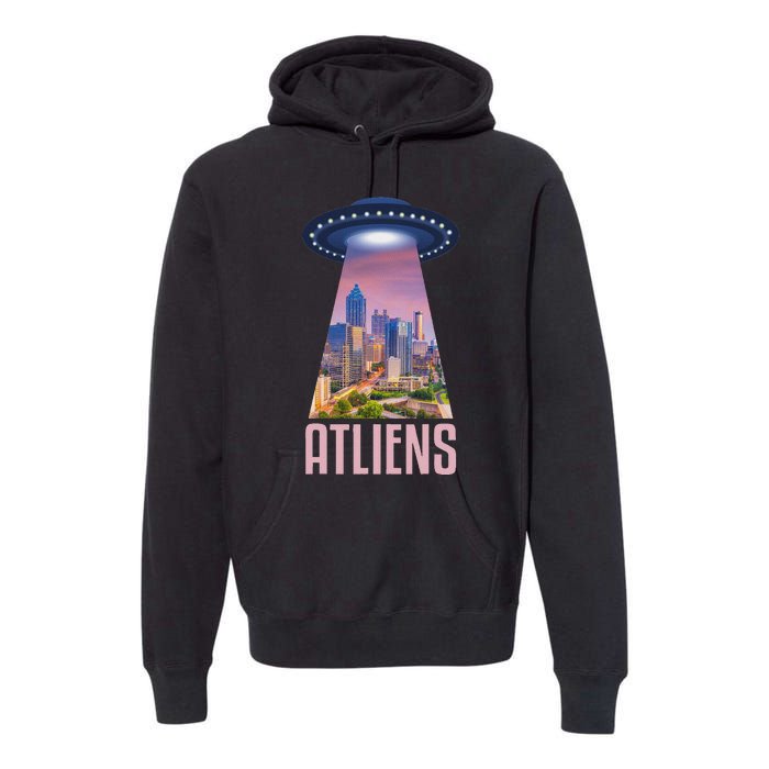 Funny Atliens Atlanta Al Novelty Premium Hoodie