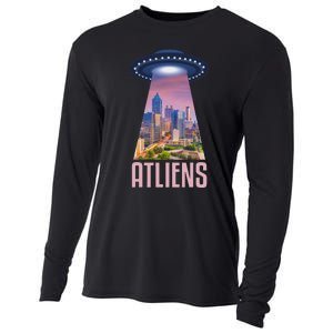 Funny Atliens Atlanta Al Novelty Cooling Performance Long Sleeve Crew