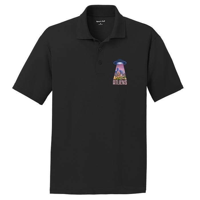 Funny Atliens Atlanta Al Novelty PosiCharge RacerMesh Polo