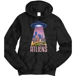 Funny Atliens Atlanta Al Novelty Tie Dye Hoodie