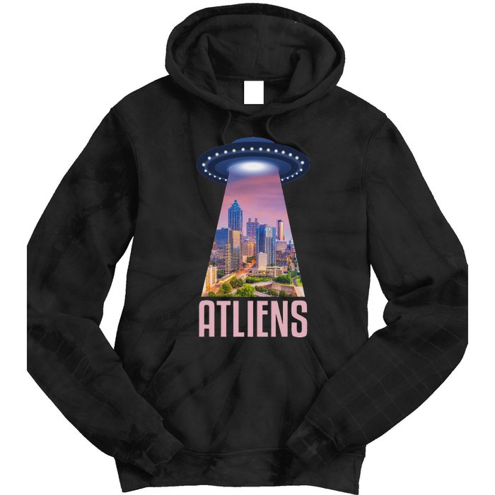 Funny Atliens Atlanta Al Novelty Tie Dye Hoodie