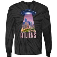 Funny Atliens Atlanta Al Novelty Tie-Dye Long Sleeve Shirt