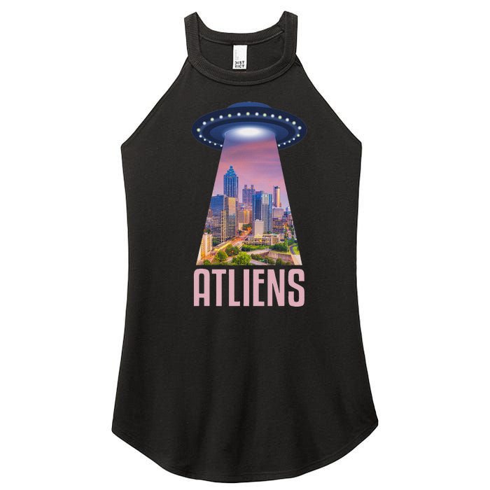 Funny Atliens Atlanta Al Novelty Women's Perfect Tri Rocker Tank