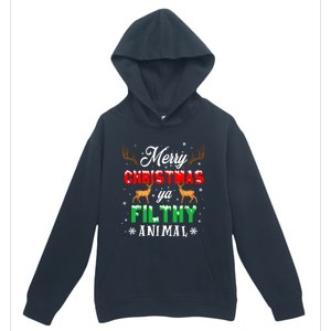 Funny Alone At Home Movies Merry Christmas You Filty Animal Urban Pullover Hoodie