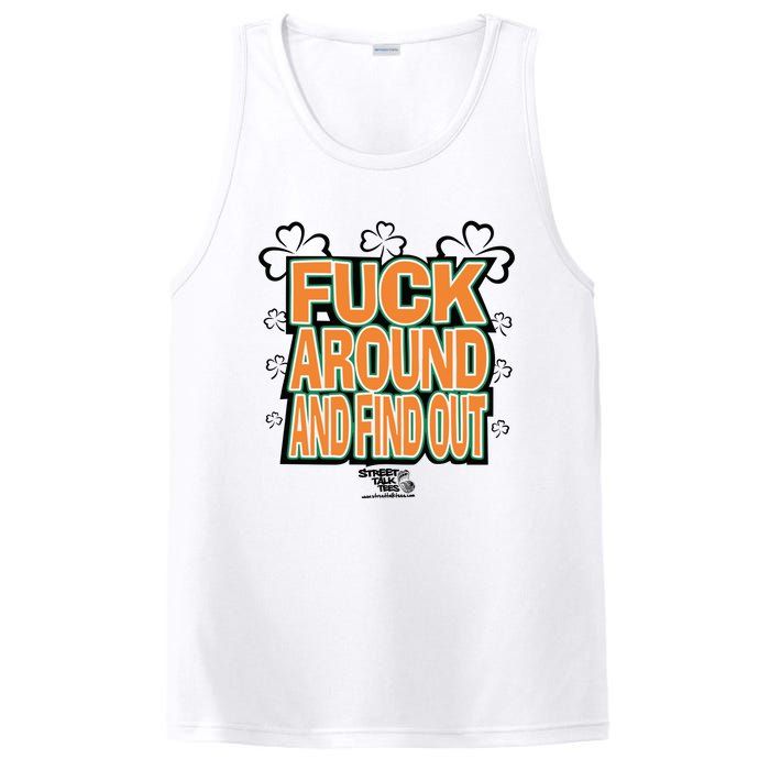 Fuck Around And Find Out Bitch ItS St.PatrickS Day PosiCharge Competitor Tank