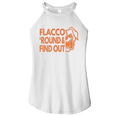 Flacco Around And Find Out Cleveland Women’s Perfect Tri Rocker Tank