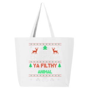 Funny Alone At Home Movies Merry Christmas You Filty Animal 25L Jumbo Tote