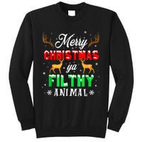 Funny Alone At Home Movies Merry Christmas You Filty Animal Sweatshirt