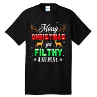 Funny Alone At Home Movies Merry Christmas You Filty Animal Tall T-Shirt