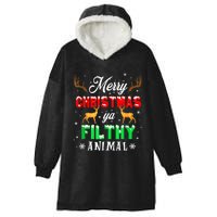 Funny Alone At Home Movies Merry Christmas You Filty Animal Hooded Wearable Blanket