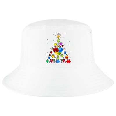 Funny Autism Awareness Christmas Tree Cool Comfort Performance Bucket Hat