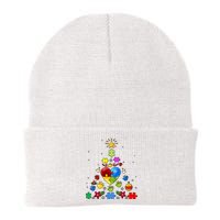 Funny Autism Awareness Christmas Tree Knit Cap Winter Beanie