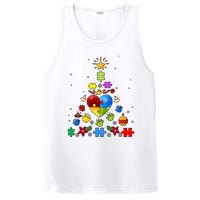 Funny Autism Awareness Christmas Tree PosiCharge Competitor Tank