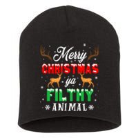 Funny Alone At Home Movies Merry Christmas You Filty Animal Long Sleeve Short Acrylic Beanie