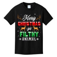 Funny Alone At Home Movies Merry Christmas You Filty Animal Long Sleeve Kids T-Shirt