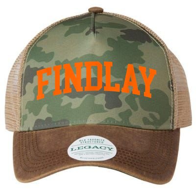 Findlay Arch Athletic College University Alumni Style Legacy Tie Dye Trucker Hat