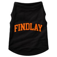 Findlay Arch Athletic College University Alumni Style Doggie Tank