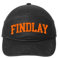Findlay Arch Athletic College University Alumni Style 7-Panel Snapback Hat