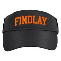 Findlay Arch Athletic College University Alumni Style Adult Drive Performance Visor
