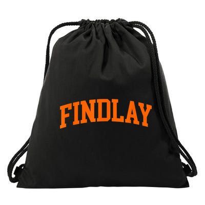 Findlay Arch Athletic College University Alumni Style Drawstring Bag
