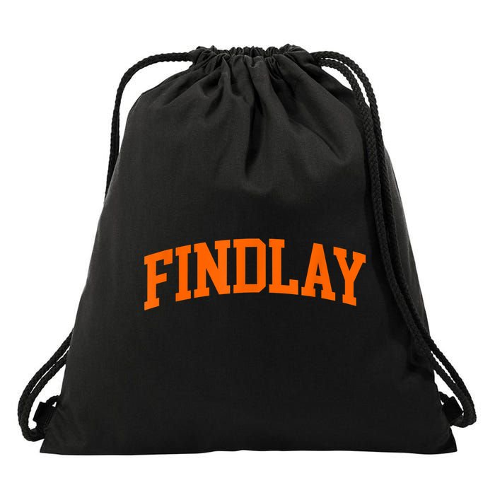 Findlay Arch Athletic College University Alumni Style Drawstring Bag