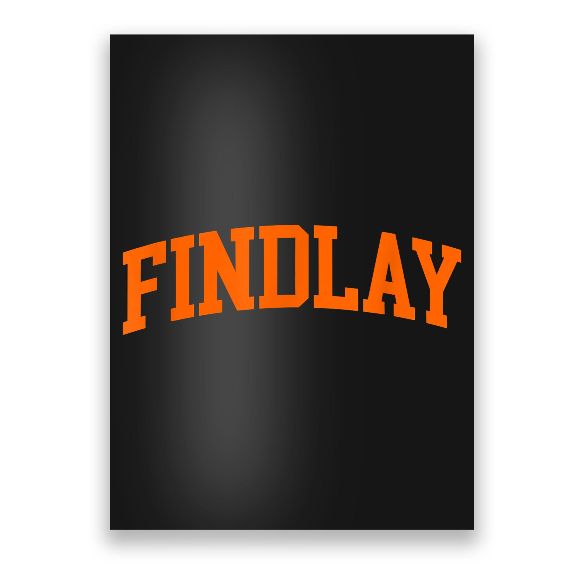 Findlay Arch Athletic College University Alumni Style Poster